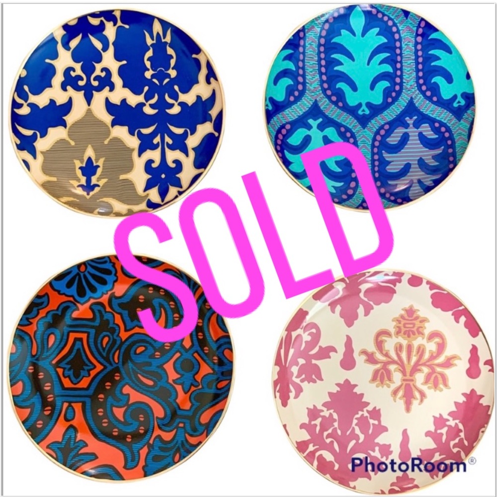 NEW Tracy Reese x Target x Neiman Marcus Plate Set of 4